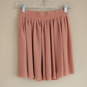 12.5" Across The Waist Orange Skirt